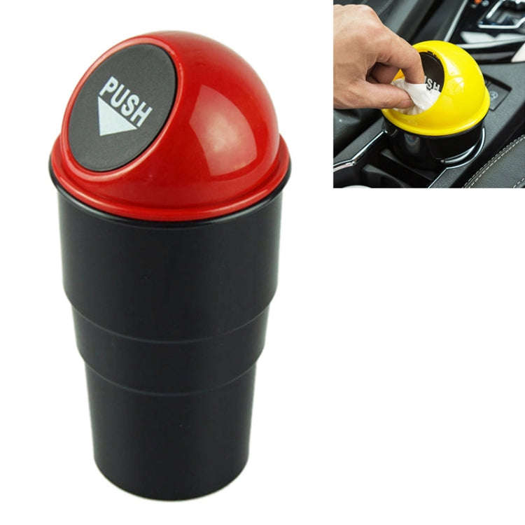 Universal Car Trash Bin Car Garbage Can Rubbish Dust Case Holder Bin Automobile Storage Bucket, R...