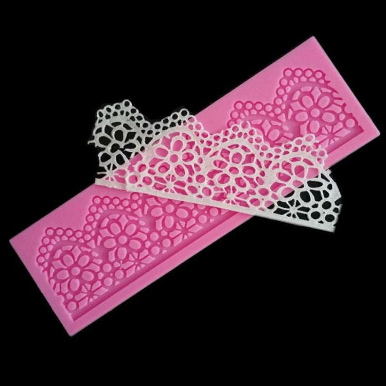 DIY Baking Tools Lace Silicone Moulds Fondant Cake Surrounding Decoration Tools Chocolate Mould, ...