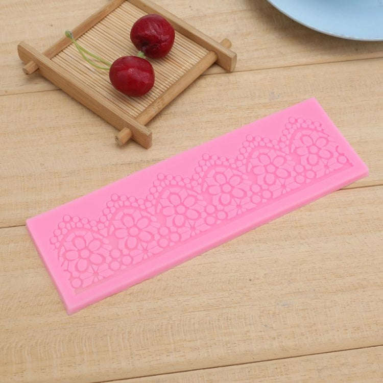 DIY Baking Tools Lace Silicone Moulds Fondant Cake Surrounding Decoration Tools Chocolate Mould, ...