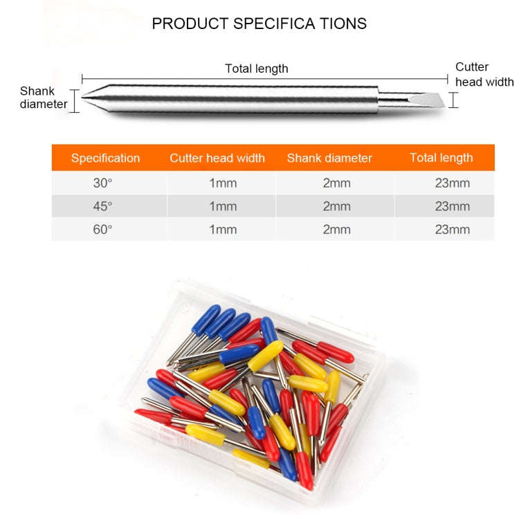 50 PCS 30/45/60 Degrees Sharp and Durable Carving Tools, Carving Tools
