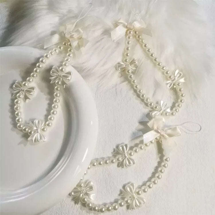 Butterfly Pearl Bracelet Mobile Phone Chain