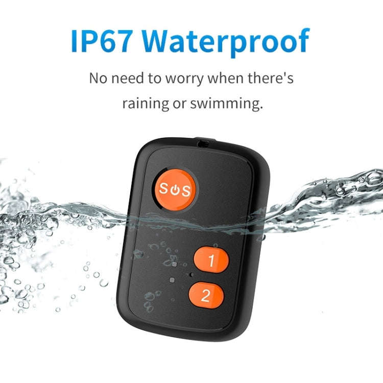 V51 B Style IP67 Waterproof 4G LTE 3G 2G GSM Elderly SOS Button Emergency Alarm GPS Tracker For N...