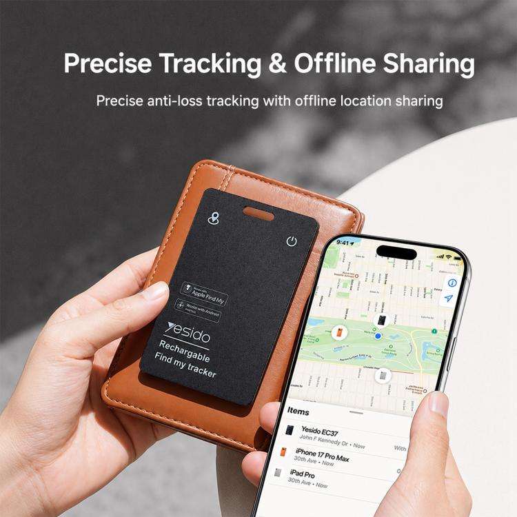 Yesido EC37 Findmy & Find Hub Dual System Anti-Loss Device