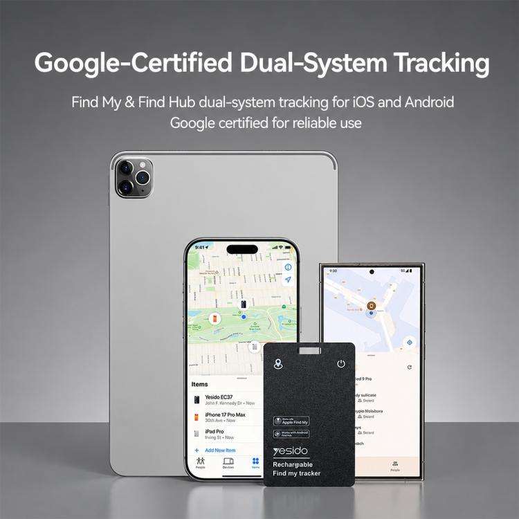 Yesido EC37 Findmy & Find Hub Dual System Anti-Loss Device