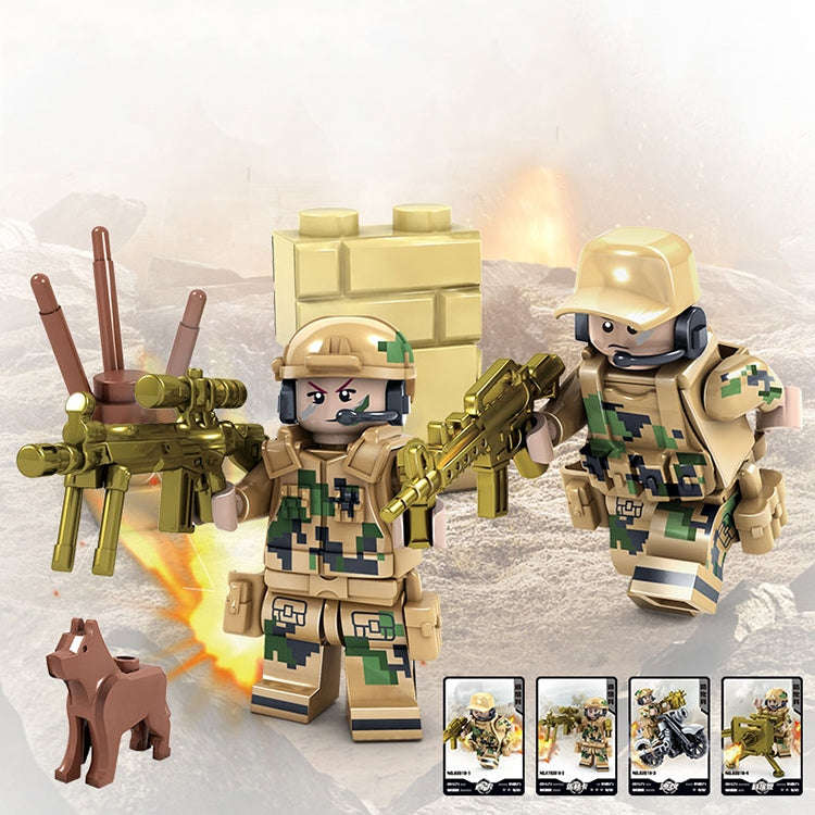 KAZI Wolf Fang Field Team Building Block Educational Toys, Age Range: 6 Years Old Above, 82015