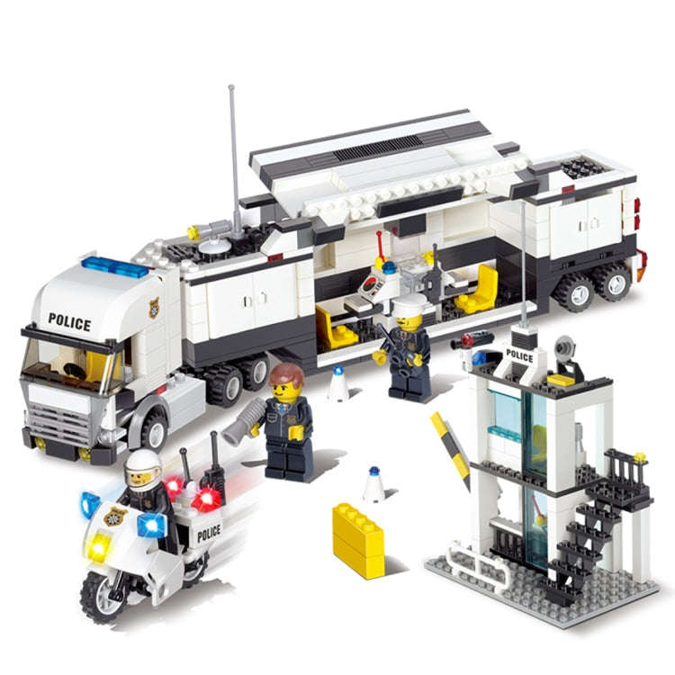 6727 511 PCS Brick Blocks City Police Station Command Vehicle Building Bricks Plastic Blocks Toys...
