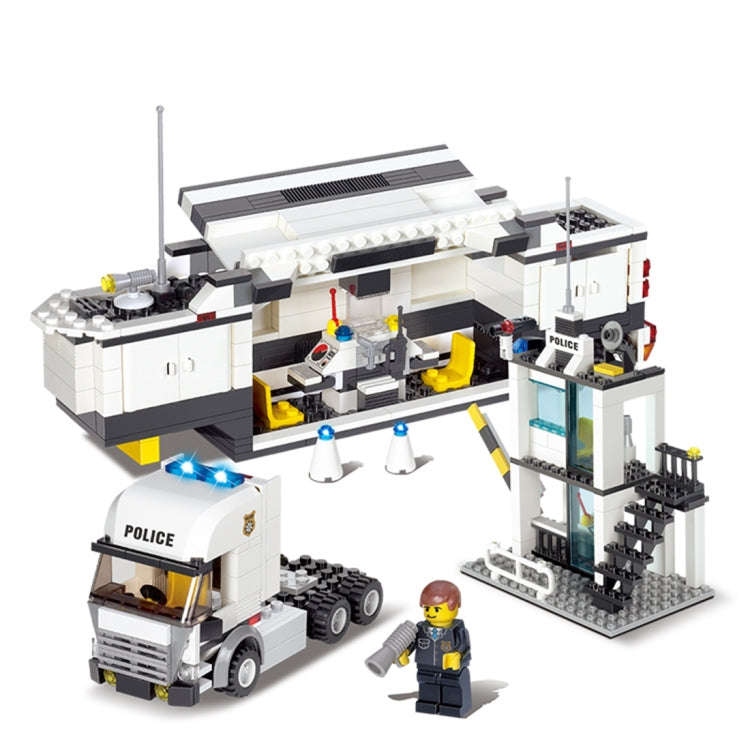 6727 511 PCS Brick Blocks City Police Station Command Vehicle Building Bricks Plastic Blocks Toys...
