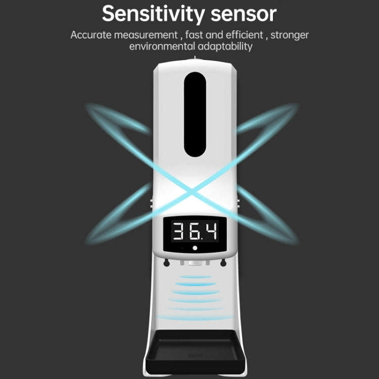K9 Pro Handsfree Non-contact Body Light-sensitive Distance Sensor Thermometer + 1000ml Automatic ...