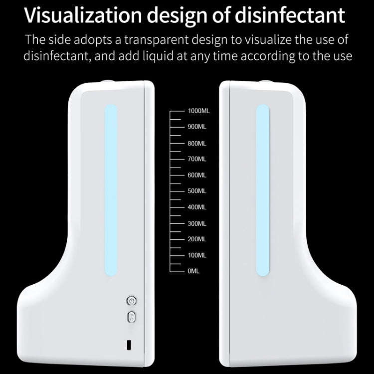 K9 Pro Handsfree Non-contact Body Light-sensitive Distance Sensor Thermometer + 1000ml Automatic ...