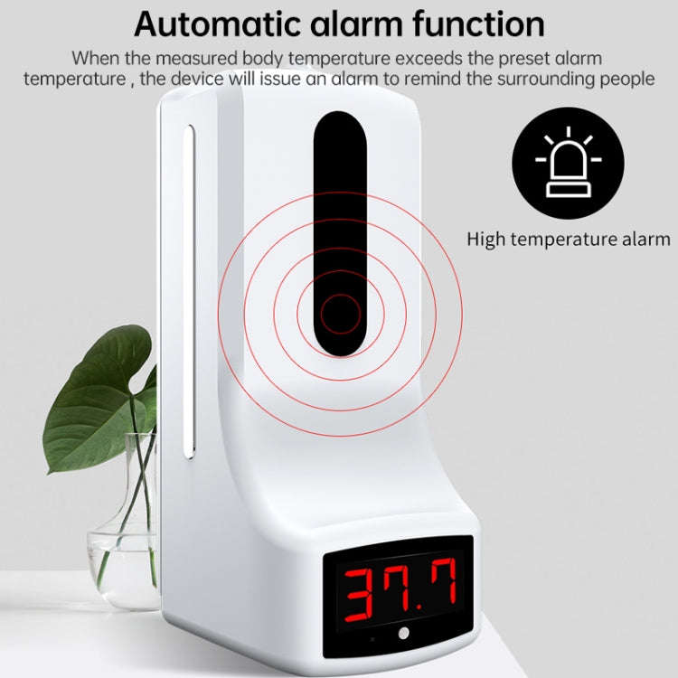 K9 Pro Handsfree Non-contact Body Light-sensitive Distance Sensor Thermometer + 1000ml Automatic ...