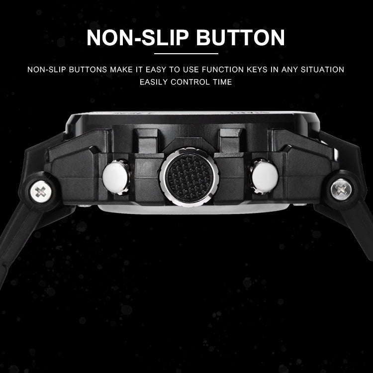 addies MY-1818 Luminous Three-window LED Outdoor Sports Multi-function Electronic Watch for Men, ...