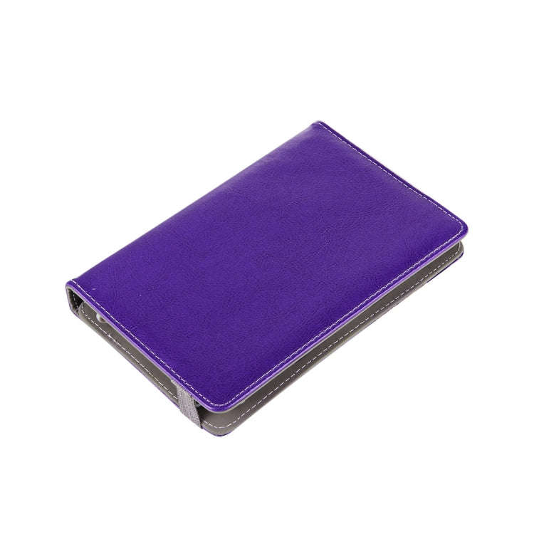 9 inch Tablets Leather Case Crazy Horse Texture 360 Degrees Rotation Protective Case Shell with H...