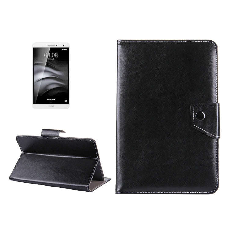 7 inch Tablets Leather Case Crazy Horse Texture Protective Case Shell with Holder for Galaxy Tab ...