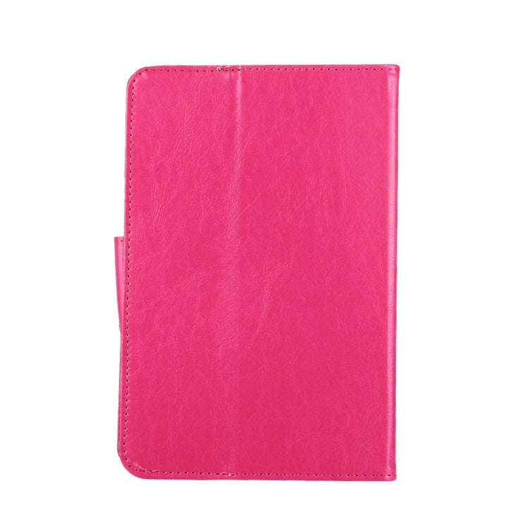 7 inch Tablets Leather Case Crazy Horse Texture Protective Case Shell with Holder for Galaxy Tab ...