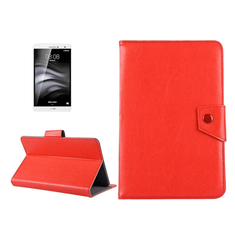 7 inch Tablets Leather Case Crazy Horse Texture Protective Case Shell with Holder for Galaxy Tab ...