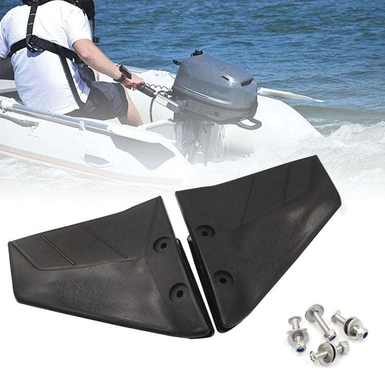 Outboard Motor Wave Pressure Board Sliding Wing Tail for 4 to 50HP Outdrive Stabilizer, For 4 to ...