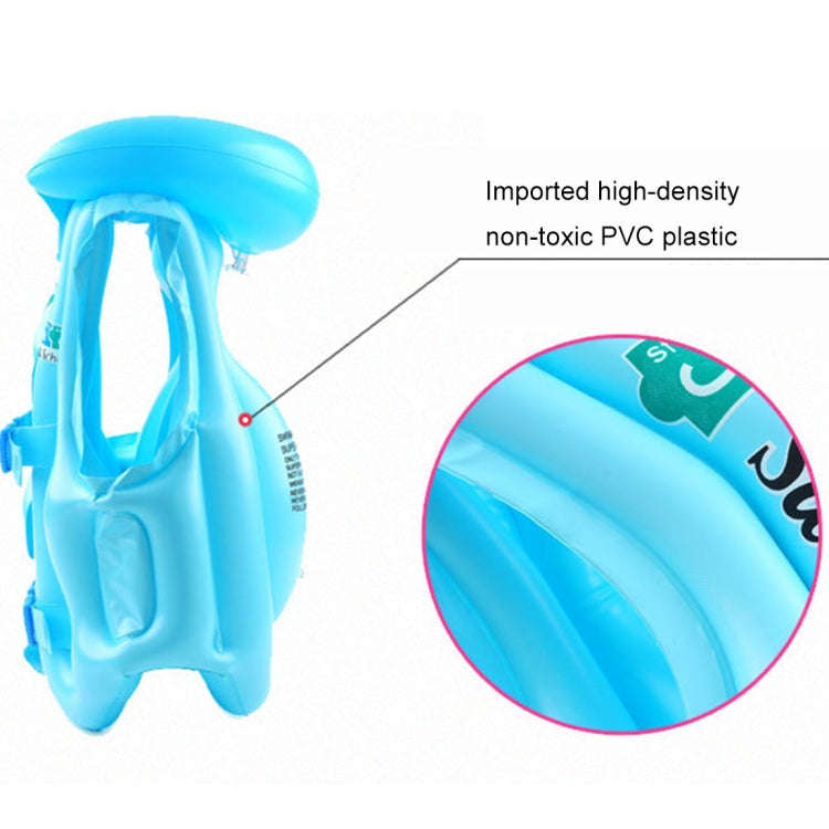 2 PCS C Code Children Float Inflatable Life Jacket Swimsuit, Size: Small, Random Color Delivery, ...