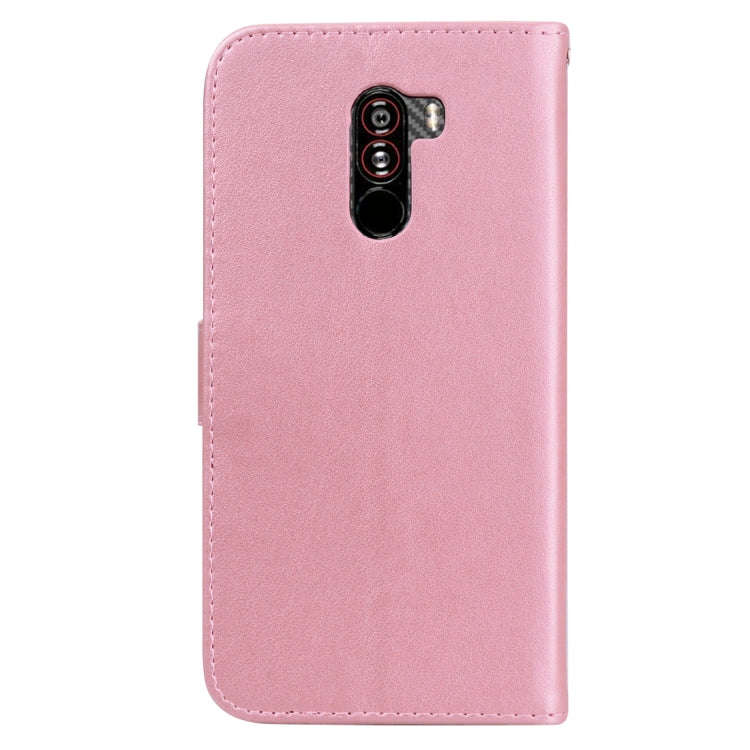 Rose Embossed Horizontal Flip PU Leather Case for Xiaomi Pocophone F1 , with Holder & Card Slots ...