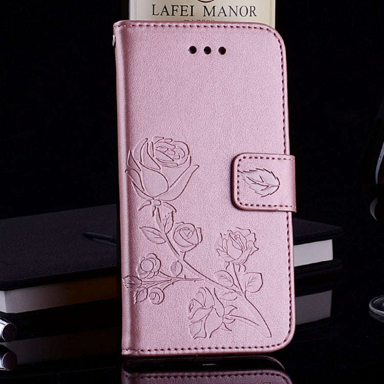 Rose Embossed Horizontal Flip PU Leather Case for Xiaomi Pocophone F1 , with Holder & Card Slots ...