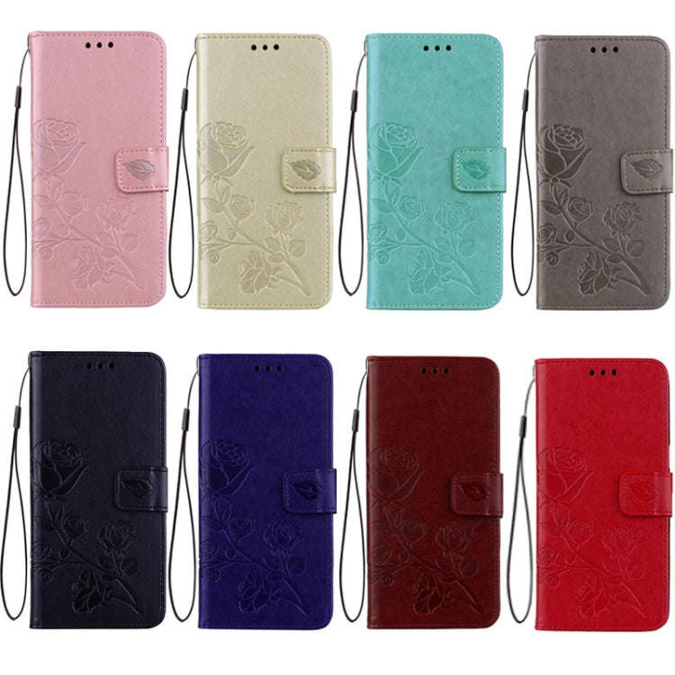 Rose Embossed Horizontal Flip PU Leather Case for Xiaomi Pocophone F1 , with Holder & Card Slots ...