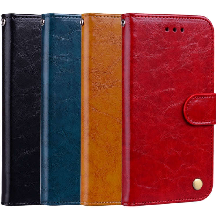 Business Style Oil Wax Texture Horizontal Flip Leather Case for Xiaomi Redmi Note 6 Pro, with Hol...