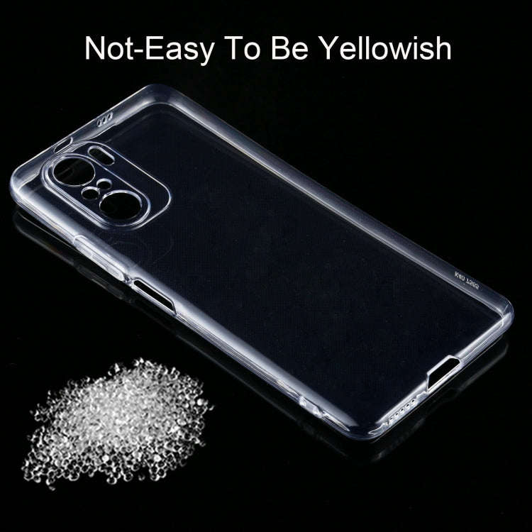 For Xiaomi Redmi K40 0.75mm Ultra-thin Transparent TPU Soft Protective Case, For Xiaomi Redmi K40
