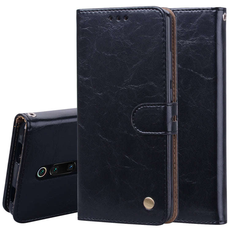 Business Style Oil Wax Texture Horizontal Flip Leather Case for Xiaomi Redmi K20 / K20 Pro, with ...