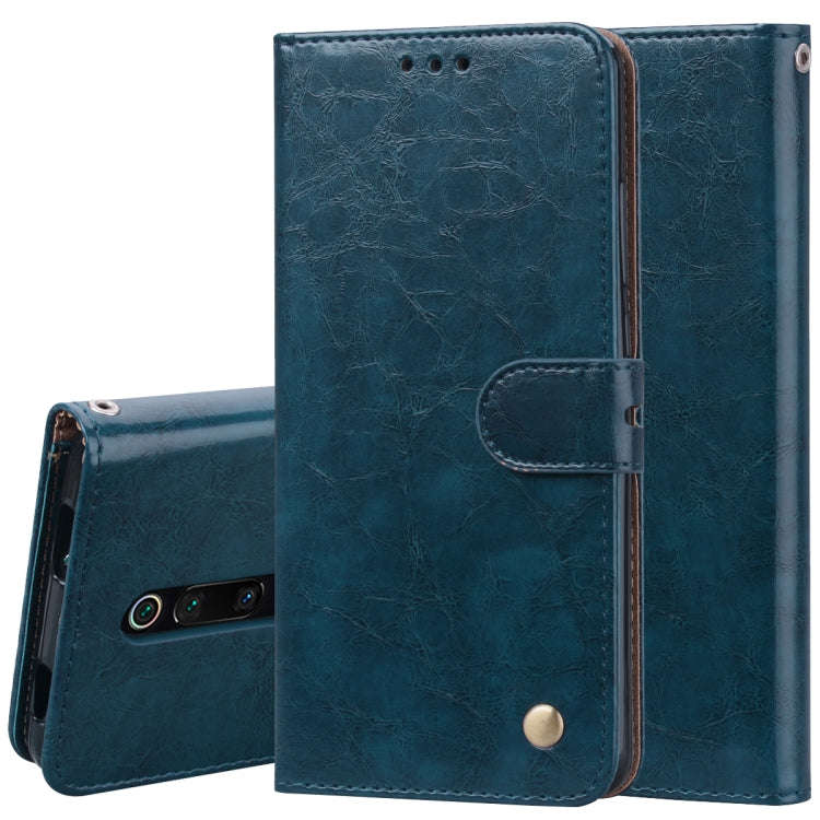 Business Style Oil Wax Texture Horizontal Flip Leather Case for Xiaomi Redmi K20 / K20 Pro, with ...