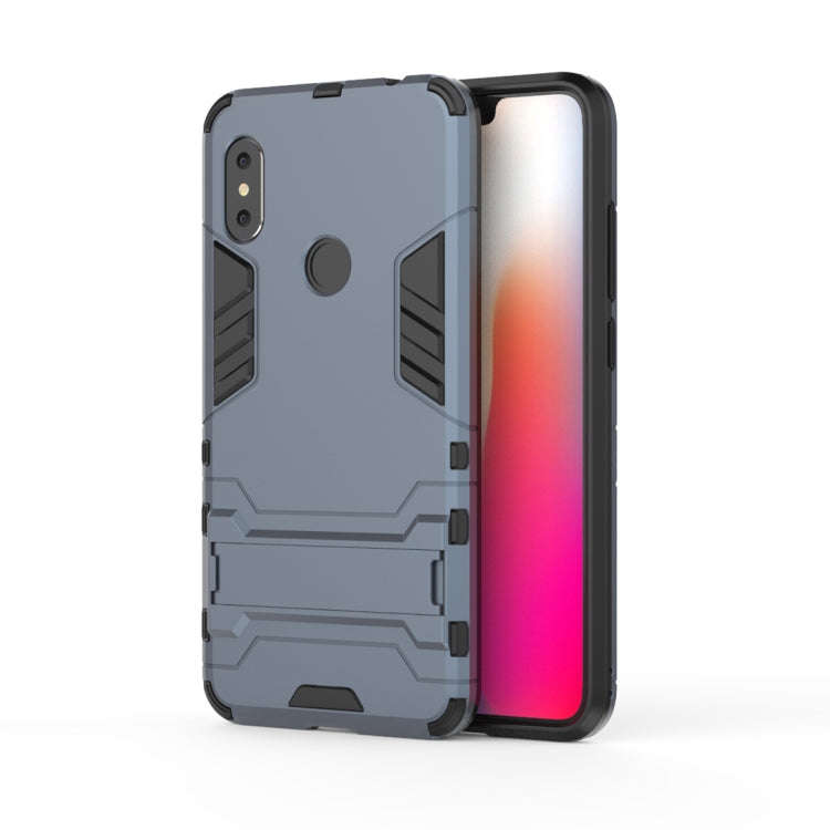 Shockproof PC + TPU  Case for Xiaomi Redmi Note 6, with Holder, Xiaomi Redmi Note 6