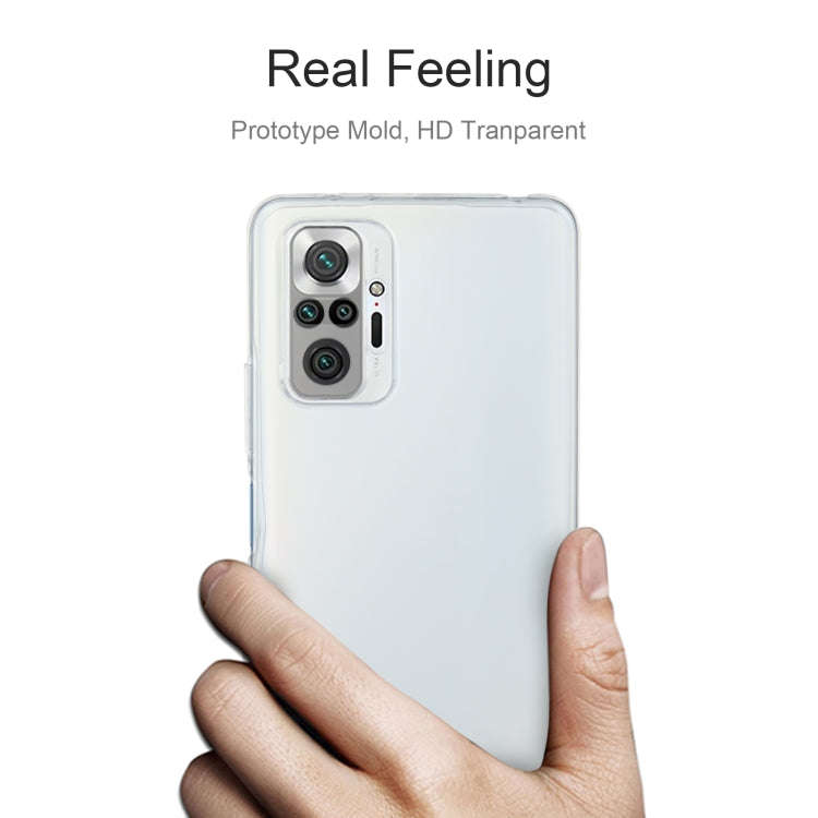 For Xiaomi Redmi Note 10 Pro 0.75mm Ultra-thin Transparent TPU Soft Protective Case, For Xiaomi R...