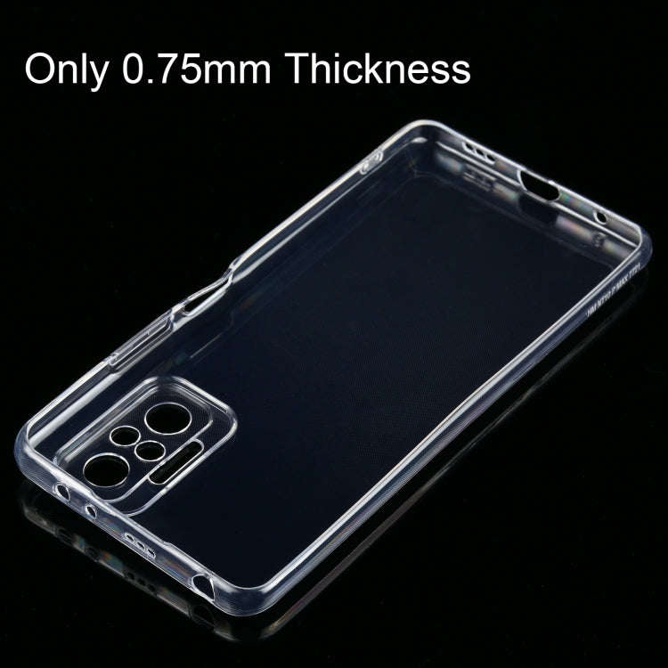 For Xiaomi Redmi Note 10 Pro 0.75mm Ultra-thin Transparent TPU Soft Protective Case, For Xiaomi R...