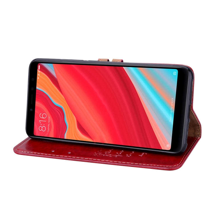 Business Style Oil Wax Texture Horizontal Flip Leather Case for Xiaomi Redmi S2, with Holder & Ca...
