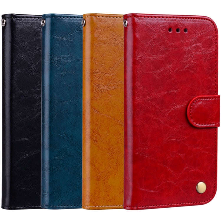 Business Style Oil Wax Texture Horizontal Flip Leather Case for Xiaomi Redmi Note 5 Pro, with Hol...