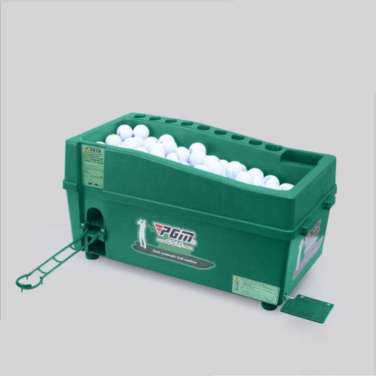 PGM Indoor Golf Multi-function Large Capacity Automatic Ball Machine with Club Rack, 60x33x27cm G...