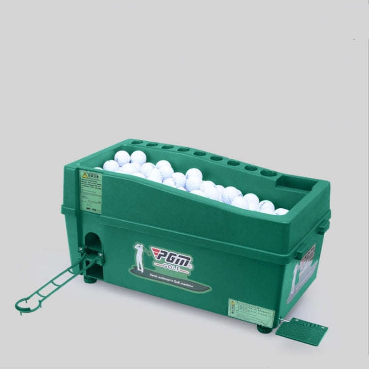 PGM Indoor Golf Multi-function Large Capacity Automatic Ball Machine with Club Rack, 60x33x27cm G...