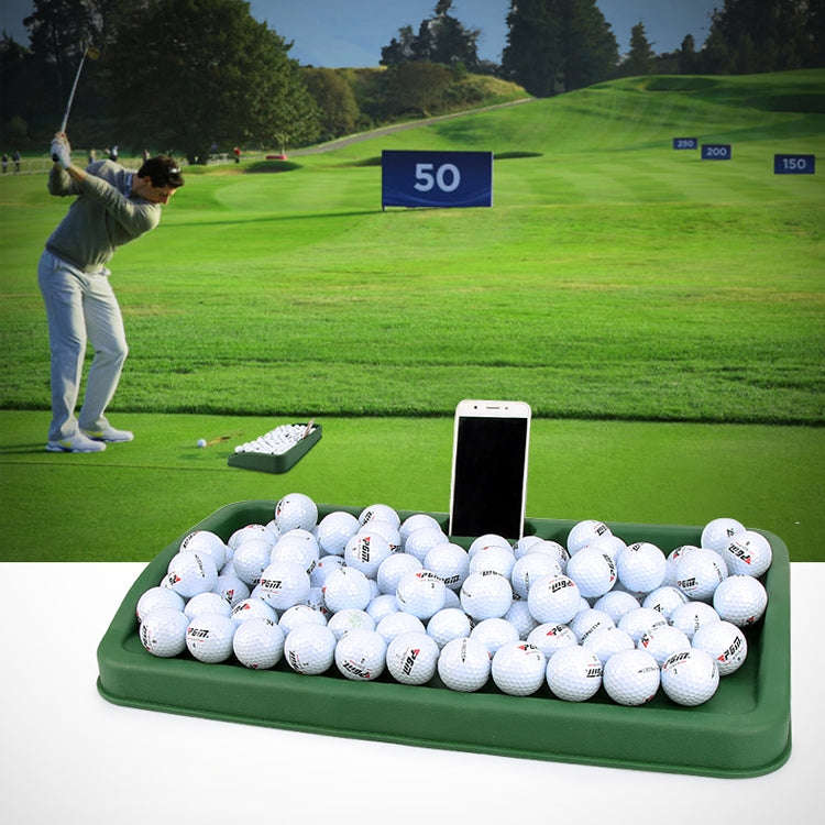 PGM Golf Service Box with Phone Stand, Capacity: about 100 Balls(Color:Green Size:Character Patte...