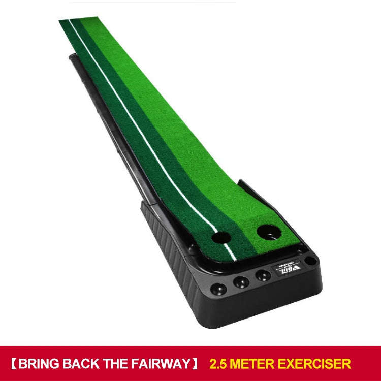 PGMPGM 2.5m Golf Indoor Swing Grip Putting Trainer Practice Pace with Automatic Return Fairways &...