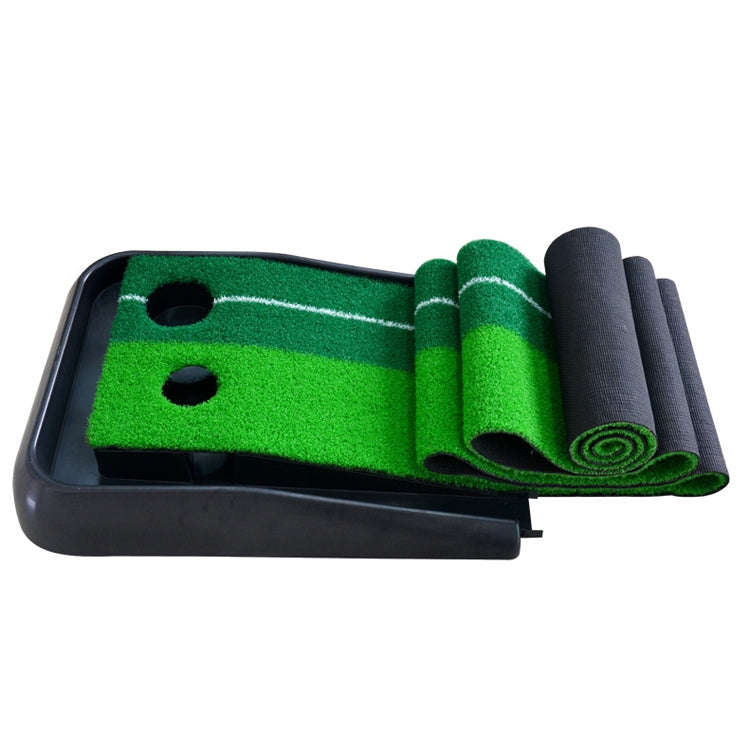 PGMPGM 2.5m Golf Indoor Swing Grip Putting Trainer Practice Pace with Automatic Return Fairways &...