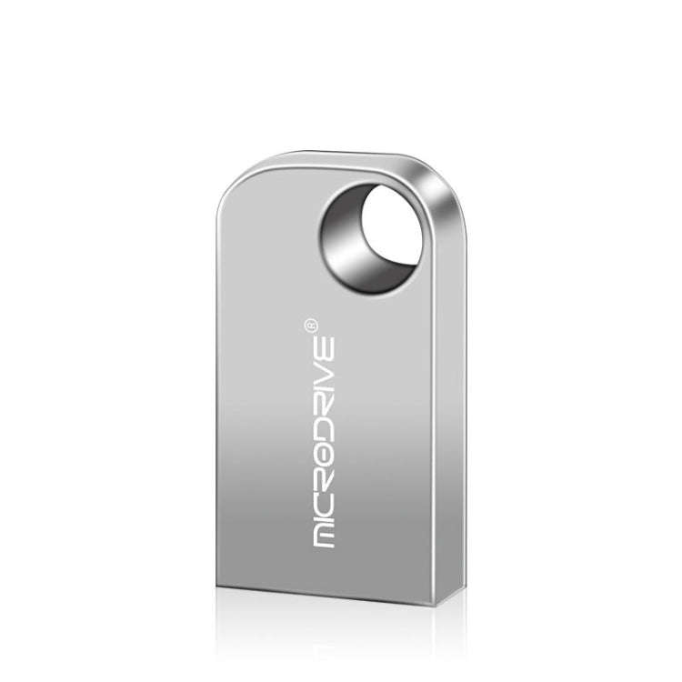 MicroDrive 16GB USB 2.0 Mini Semi-circular Metal U Disk, 16GB