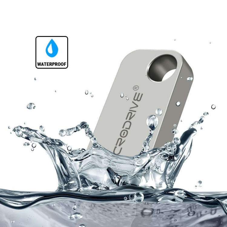 MicroDrive 16GB USB 2.0 Mini Semi-circular Metal U Disk, 16GB