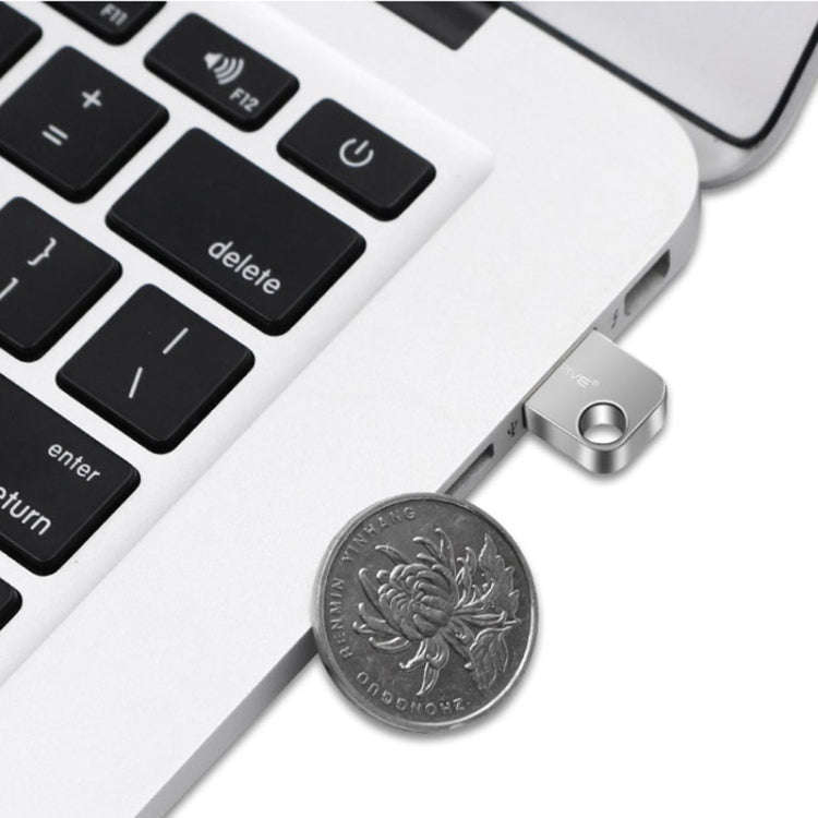 MicroDrive 16GB USB 2.0 Mini Semi-circular Metal U Disk, 16GB