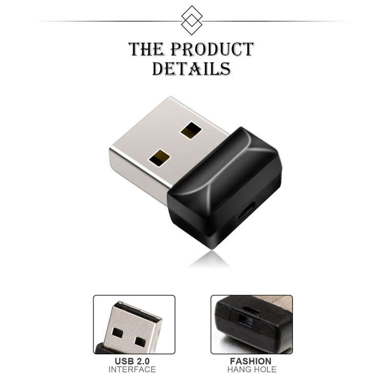 MicroDrive 64GB USB 2.0 Super Mini Peas U disk, 64GB