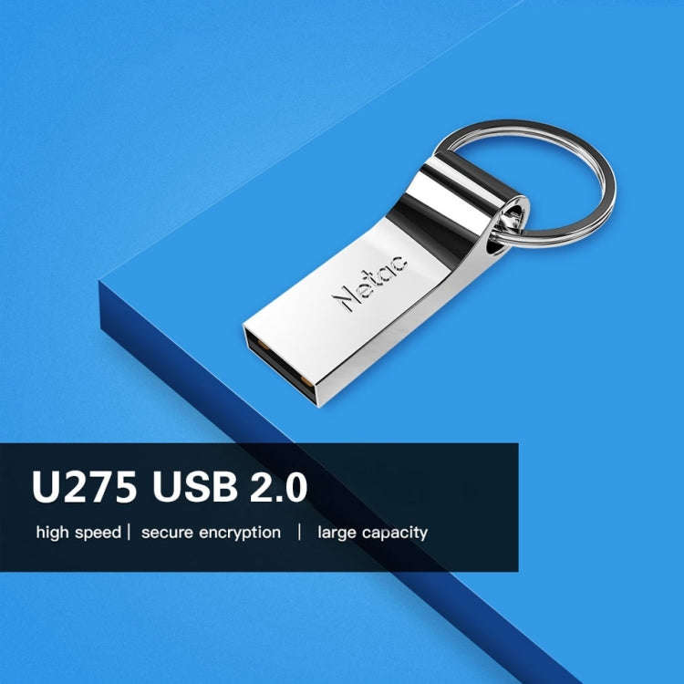 Netac U275 32GB USB 2.0 Secure Encryption Aluminum Alloy U Disk, 32GB