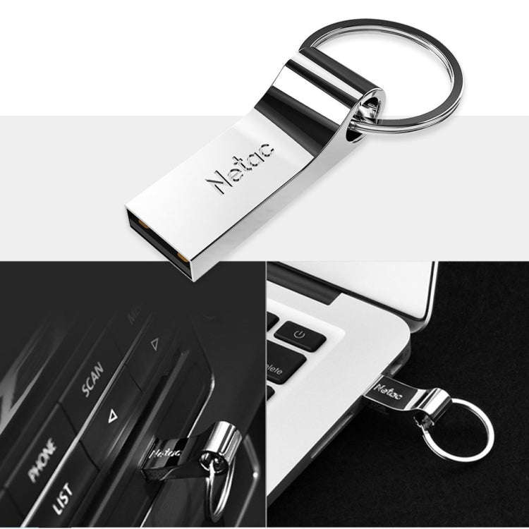 Netac U275 32GB USB 2.0 Secure Encryption Aluminum Alloy U Disk, 32GB