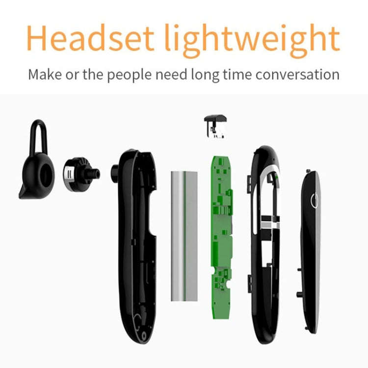 Moloke D5 Hanging Ear Type Business Bluetooth Waterproof Anti-sweat Noise Cancelling Earphone HiF...