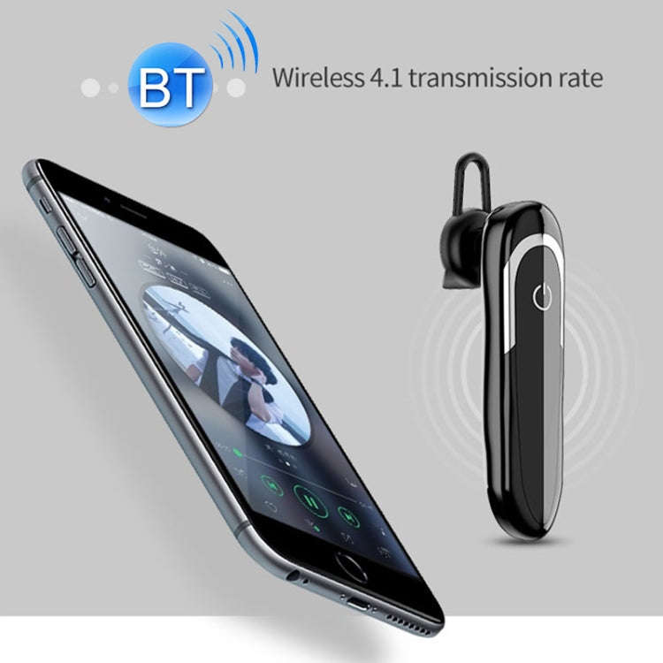 Moloke D5 Hanging Ear Type Business Bluetooth Waterproof Anti-sweat Noise Cancelling Earphone HiF...