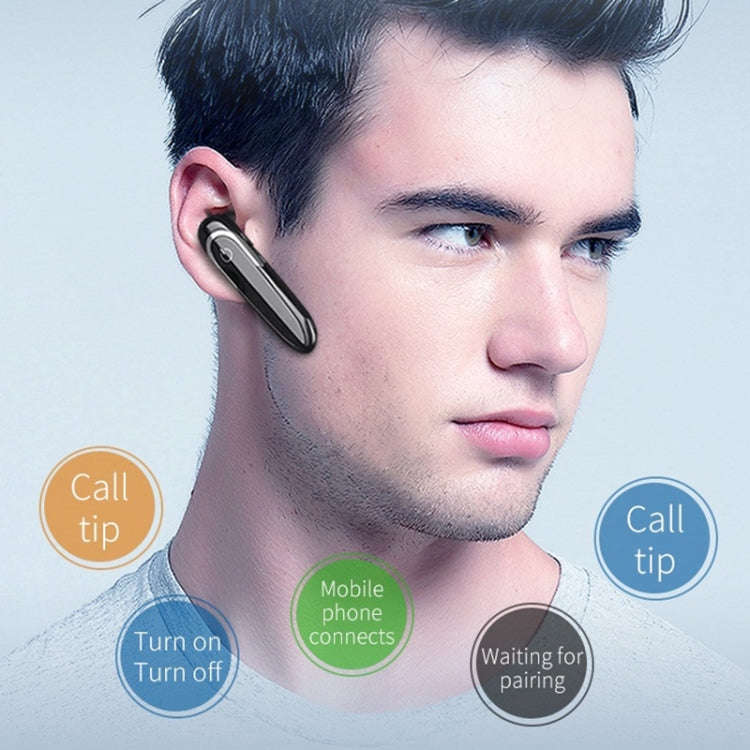 Moloke D5 Hanging Ear Type Business Bluetooth Waterproof Anti-sweat Noise Cancelling Earphone HiF...