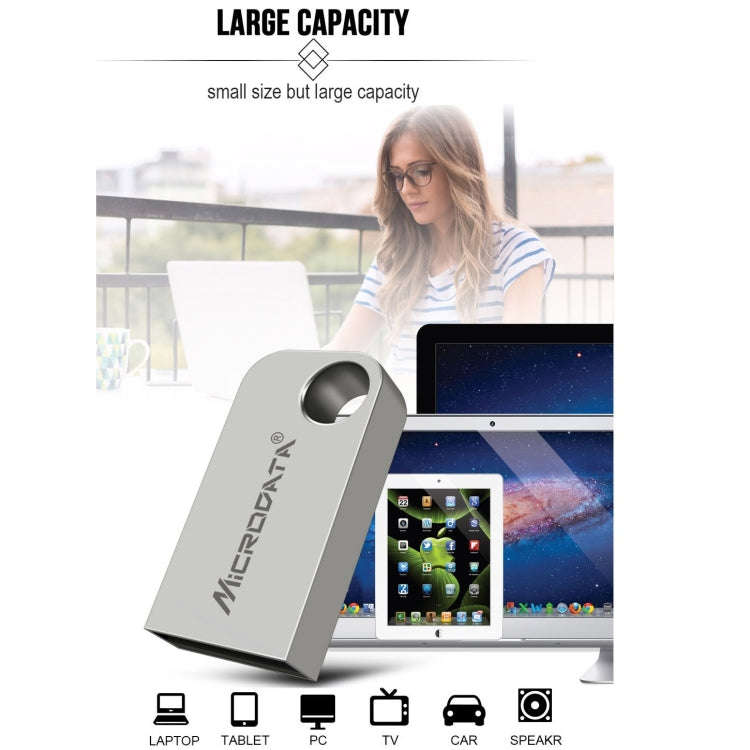 Microdata 64GB USB 2.0 Mini Metal U Disk, 64GB