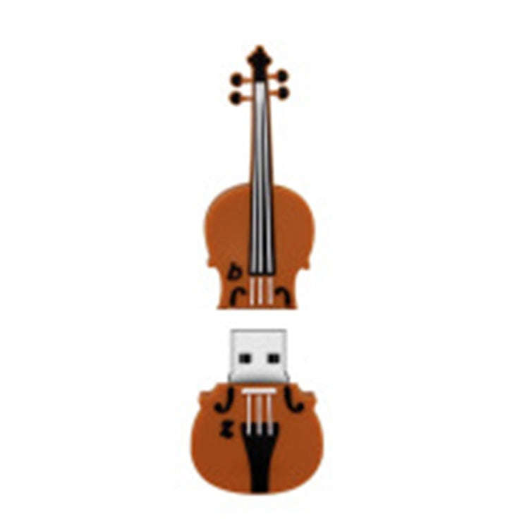 MicroDrive 8GB USB 2.0 Medium Violin U Disk, 8GB