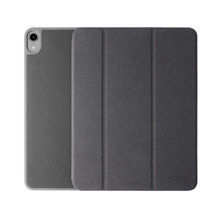 Mutural Exquisite Series Cloth Texture PU+TPU Leather Case for iPad Pro 12.9 inch (2018), with 3-...